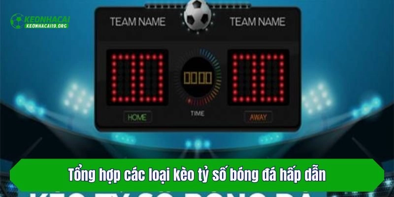 Tổng hợp các loại kèo tỷ số bóng đá hấp dẫn
